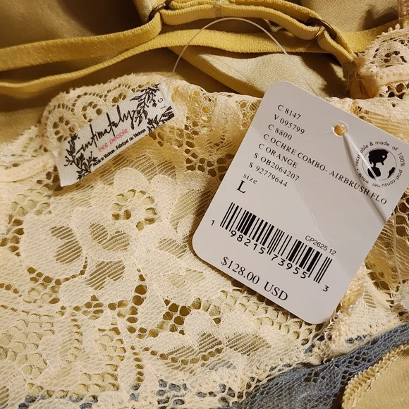 Intimately By Free People Womens Gold Brown Just Dreamy Maxi Slip NWT - Picture 5 of 5